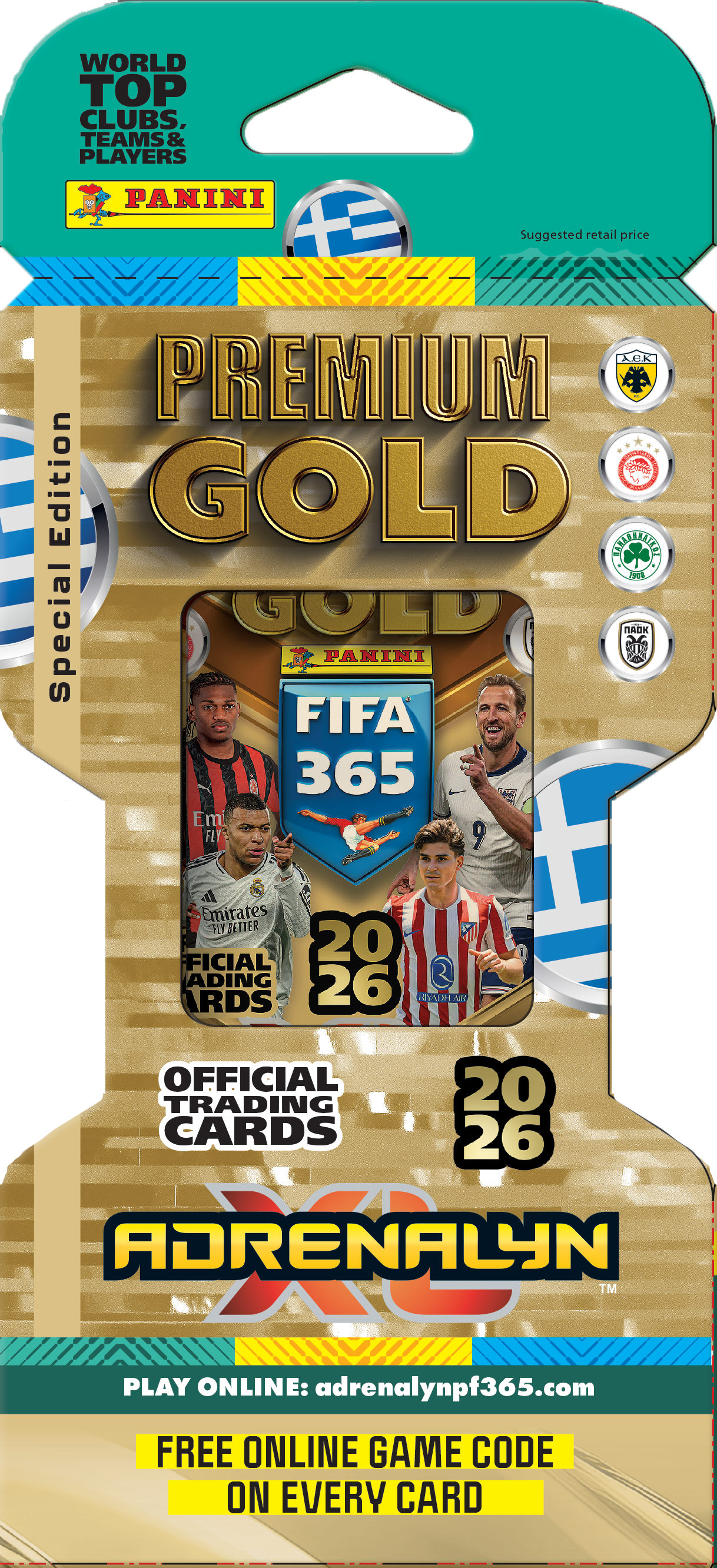 Fifa 365 2026  Adren. Premium Gold Blister Panini