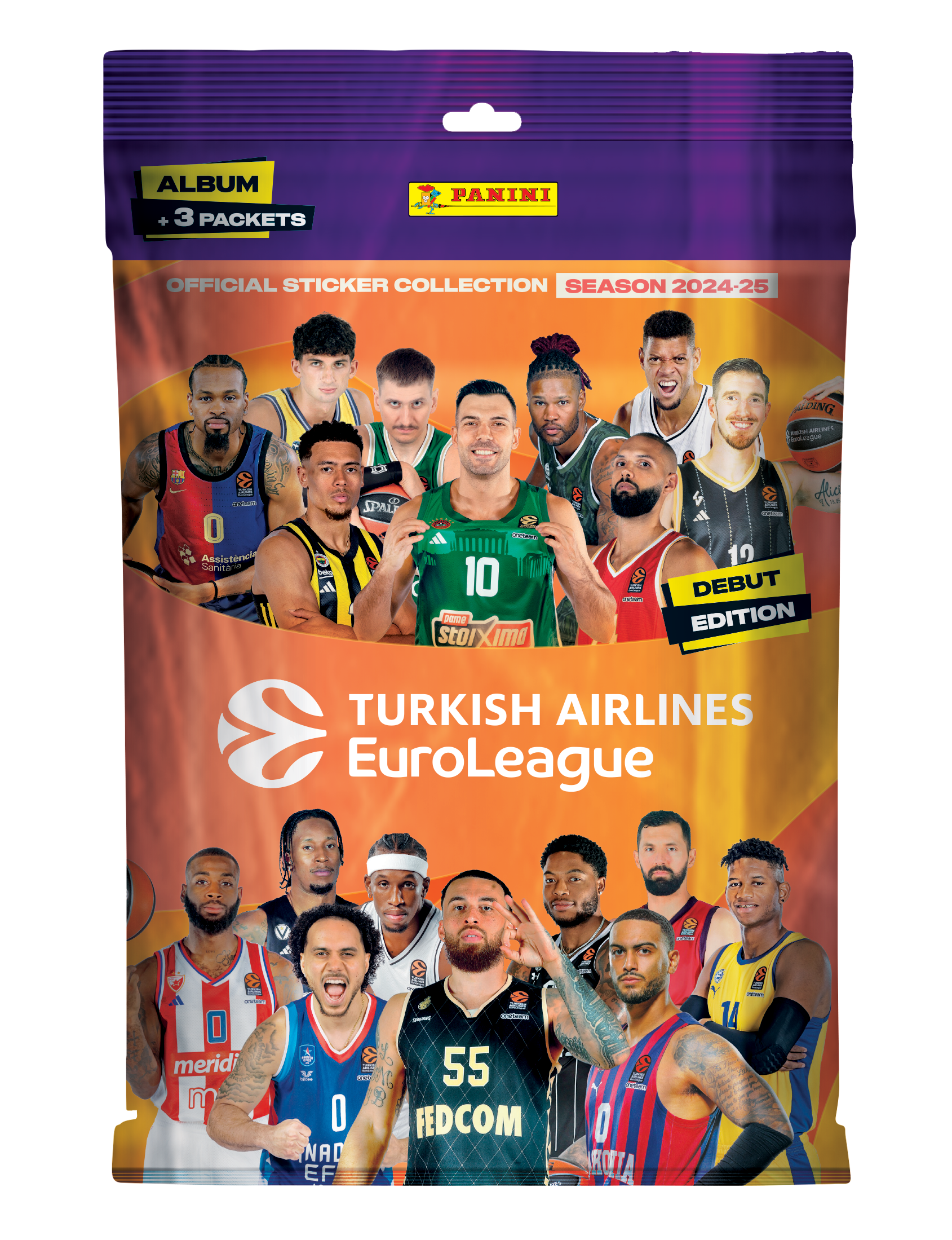Euroleague 2025 Αlbum Starter Pack Αυτοκόλ.Panini