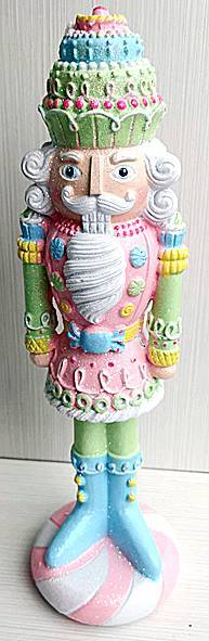 Διακοσμητικός Ζαχαρένιος Καρυοθραύστης σε Παστέλ Χρώματα