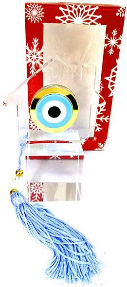 Χριστουγεννιάτικο γούρι γυάλινο  ΚΩΔ. PET-0329