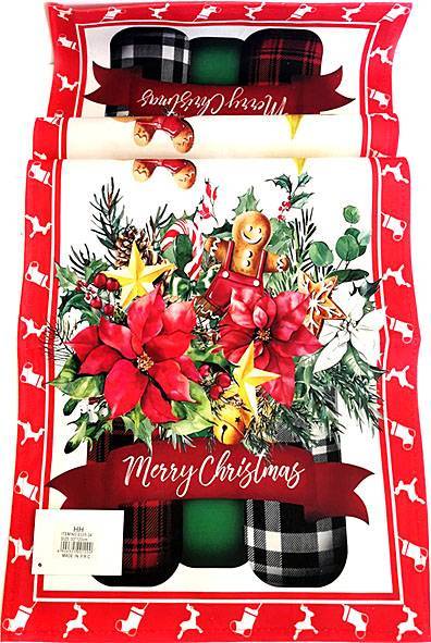 Χριστουγεννιάτικο ράνερ 33Χ120cm  ΚΩΔ. PET-0303