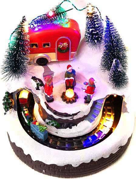 Χριστουγεννιάτικο διακοσμητικό με μουσική 17Χ20εκ.  ΚΩΔ. PET-0033