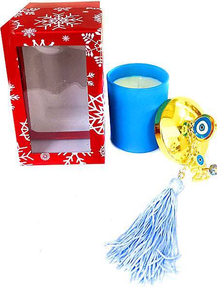 Χριστουγεννιάτικο γούρι με κερί  ΚΩΔ. PET-0345