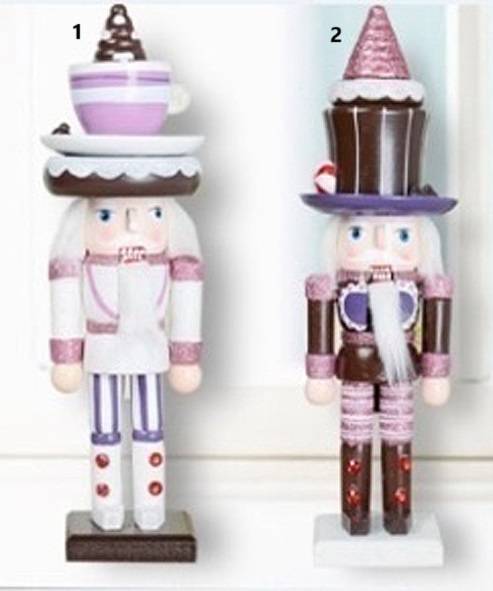 καρυοθραύστης ξύλινος - ροζ/καφέ/άσπρο 25εκ. 1τεμ.  ΚΩΔ. 0161