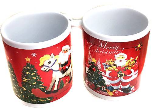 Χριστουγεννιάτικη Κούπα με Σχέδιο Άγιου Βασίλη