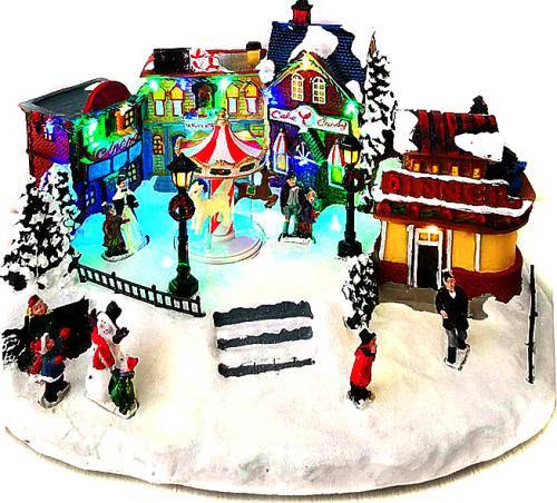 Χριστουγεννιάτικο διακοσμητικό με μουσική 36Χ23Χ22εκ.  ΚΩΔ. PET-0029