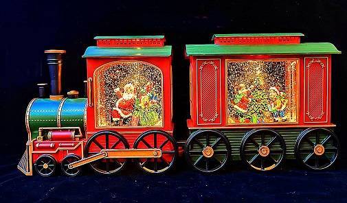 Χριστουγεννιάτικο διακοσμητικό με μουσική 25Χ8,5Χ18,5  ΚΩΔ. PET-0008