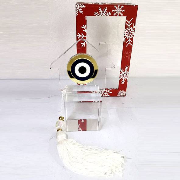 Χριστουγεννιάτικο γούρι γυάλινο  ΚΩΔ. PET-0320