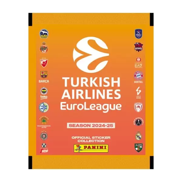 Euroleague 2025 Disp.Αυτοκόλ.Panini 0,80 €