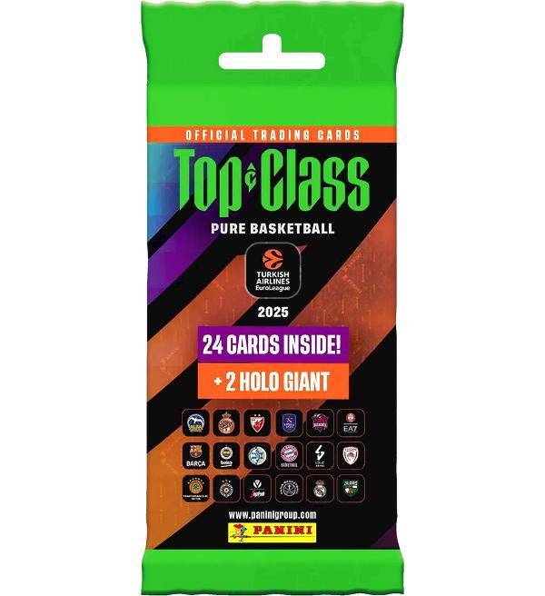 Euroleague Top Class 2025 Panini Special Pack 24 Κάρτες + 2 Holo Giant Κάρτες
