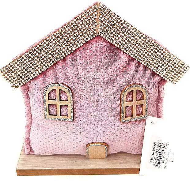 Χριστουγεννιάτικο υφασμάτινο με στρας 16Χ5Χ18εκ.  ΚΩΔ. PET-0082