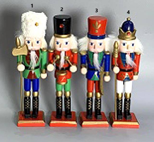 καρυοθραύστης ξύλινος - κόκκινο/πράσινο/μπλε 18εκ. 1τεμ.  ΚΩΔ. 0160