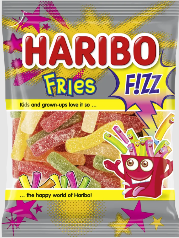 HARIBO FRIES FIZZ ΖΕΛΕΔΑΚΙΑ 100gr