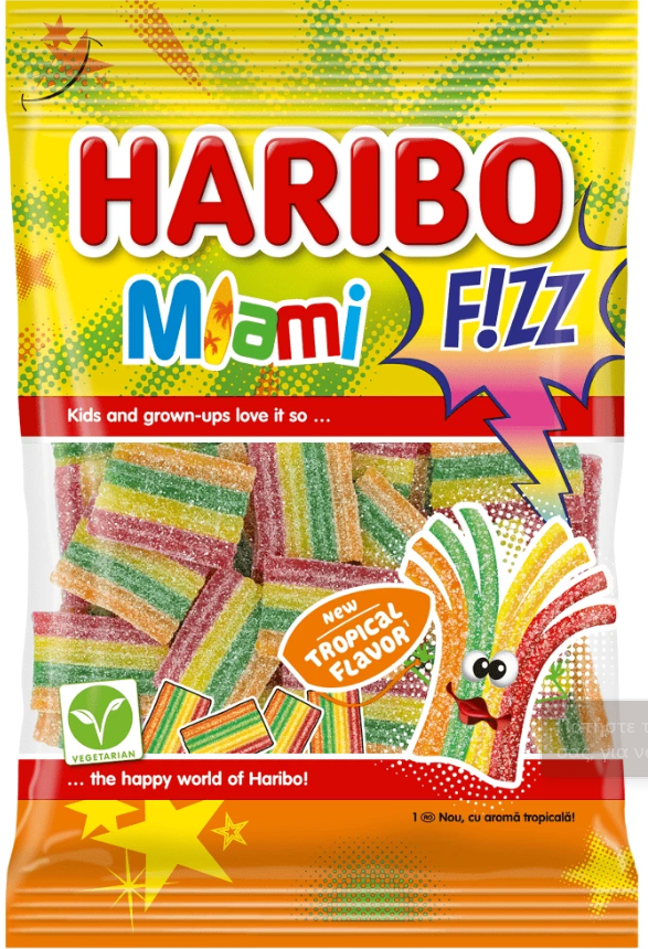 HARIBO MIAMI FIZZ ΖΕΛΕΔΑΚΙΑ 85g