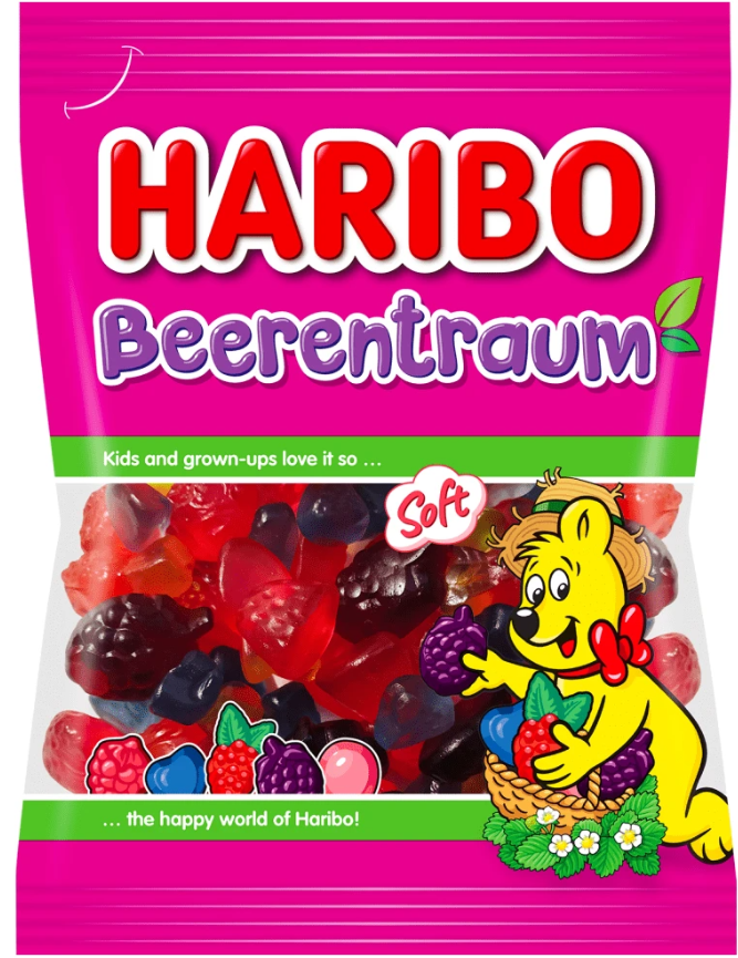 HARIBO ΦΡΟΥΤΑ ΤΟΥ ΔΑΣΟΥΣ BEERENTRAUM ΖΕΛΕΔΑΚΙΑ 100gr