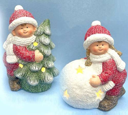 Χριστουγεννιάτικο διακοσμητικό 10,5Χ7,3Χ12,3cm  ΚΩΔ. PET-0136