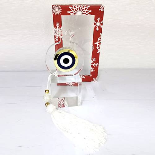 Χριστουγεννιάτικο γούρι γυάλινο  ΚΩΔ. PET-0321