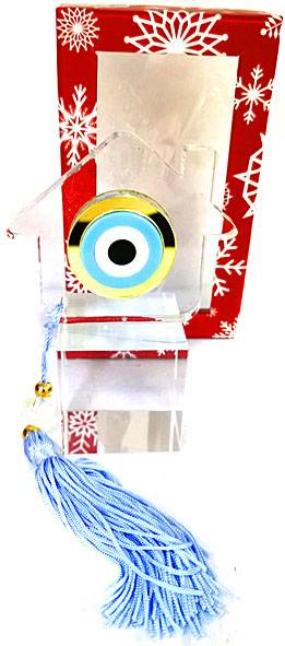 Χριστουγεννιάτικο γούρι γυάλινο  ΚΩΔ. PET-0329