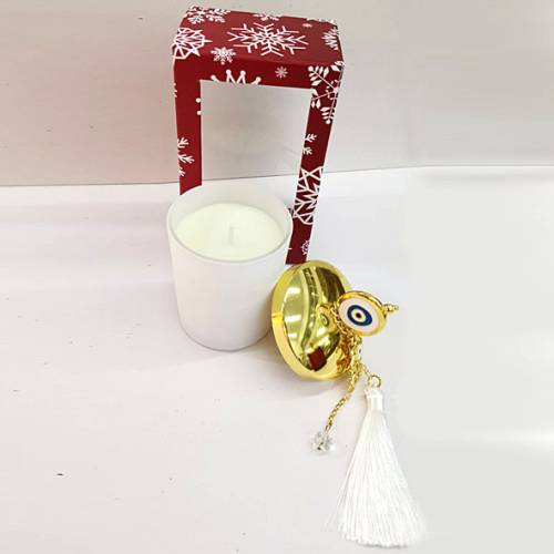 Χριστουγεννιάτικο γούρι με κερί  ΚΩΔ. PET-0344