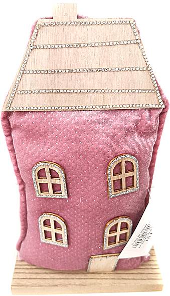 Χριστουγεννιάτικο υφασμάτινο με στρας 16Χ6Χ29εκ.  ΚΩΔ. PET-0084