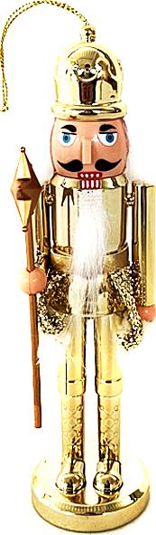 καρυοθραύστης πλαστικός - χρυσό 17εκ.  ΚΩΔ. 0178