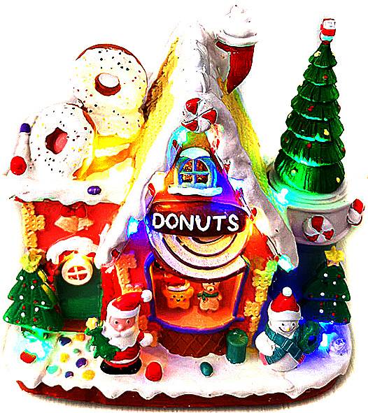 Χριστουγεννιάτικο διακοσμητικό με μουσική 22Χ22Χ11εκ.  ΚΩΔ. PET-0028