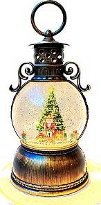 Χριστουγεννιάτικο διακοσμητικό με μουσική 10,5Χ10,5Χ20εκ.  ΚΩΔ. PET-0015