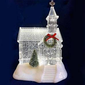 Χριστουγεννιάτικο διακοσμητικό με μουσική 17Χ14Χ24εκ.  ΚΩΔ. PET-0018