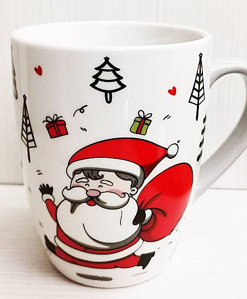 Χριστουγεννιάτικη Κούπα Άγιος Βασίλης με Δώρα