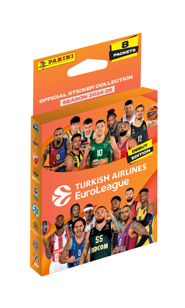 Euroleague 2025 Mini BlisterΑυτοκόλ.Panini 6,00 €