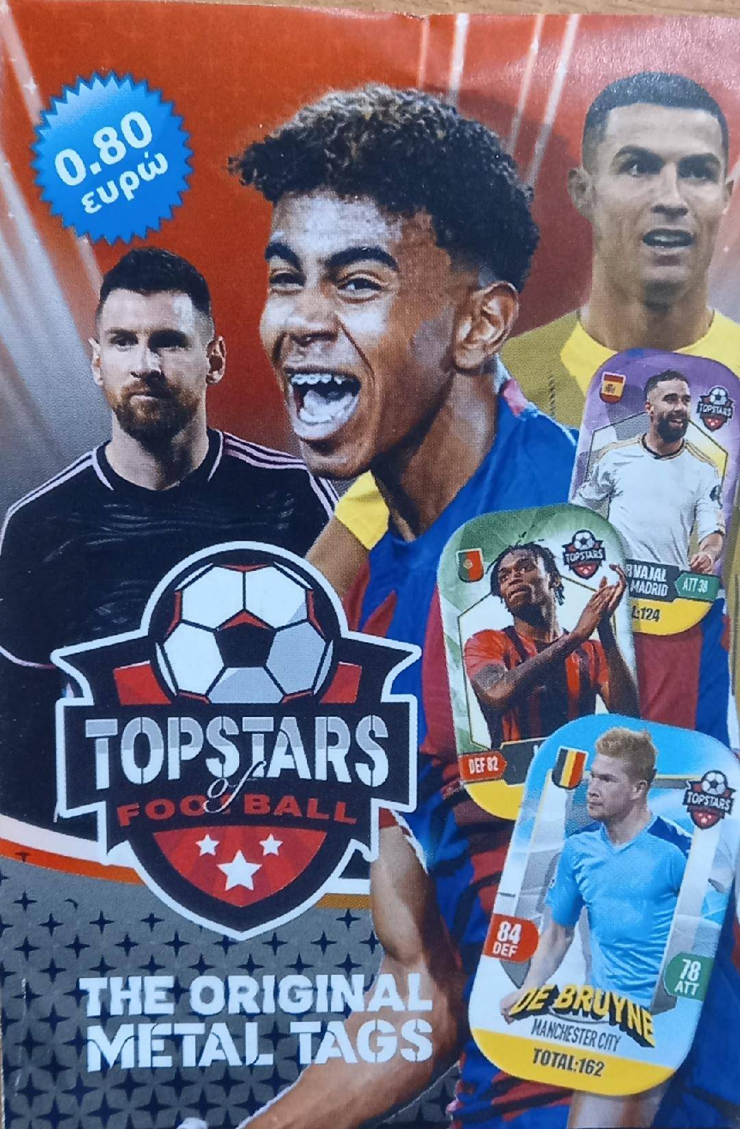 Mεταλλικές τάπες Ποδοσφαίρου TOPSTARS ΦΑΚΕΛΑΚΙ