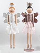 Νεράιδα ξύλινη - άσπρο/ροζ 55εκ. 1τεμ.  ΚΩΔ. 0292Χ