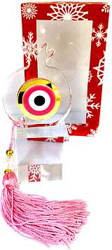 Χριστουγεννιάτικο γούρι γυάλινο  ΚΩΔ. PET-0337